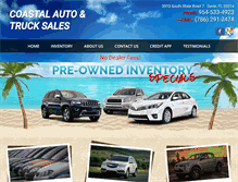 Tablet Screenshot of coastalautotruck.com